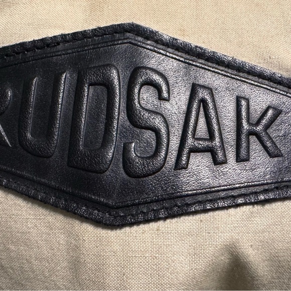 Rudsak Black leather unisex coat - Picture 5 of 8